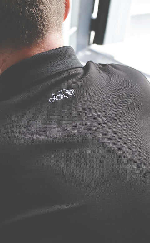 polo simple black