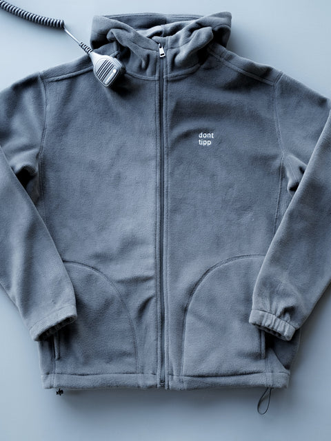 fleece jacket grey