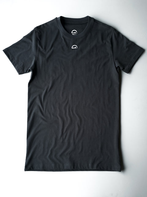 back drop shirt black washed