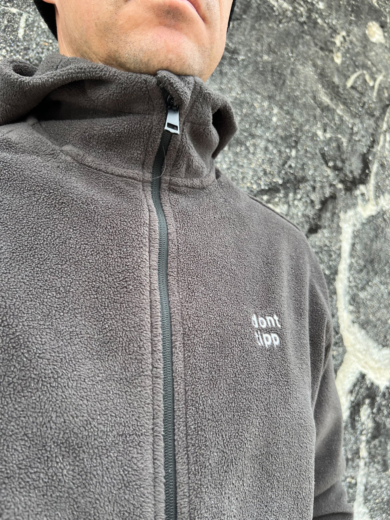 fleece jacket grey