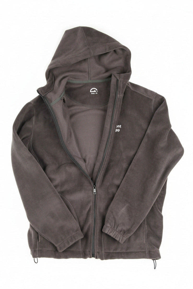 fleece jacket grey