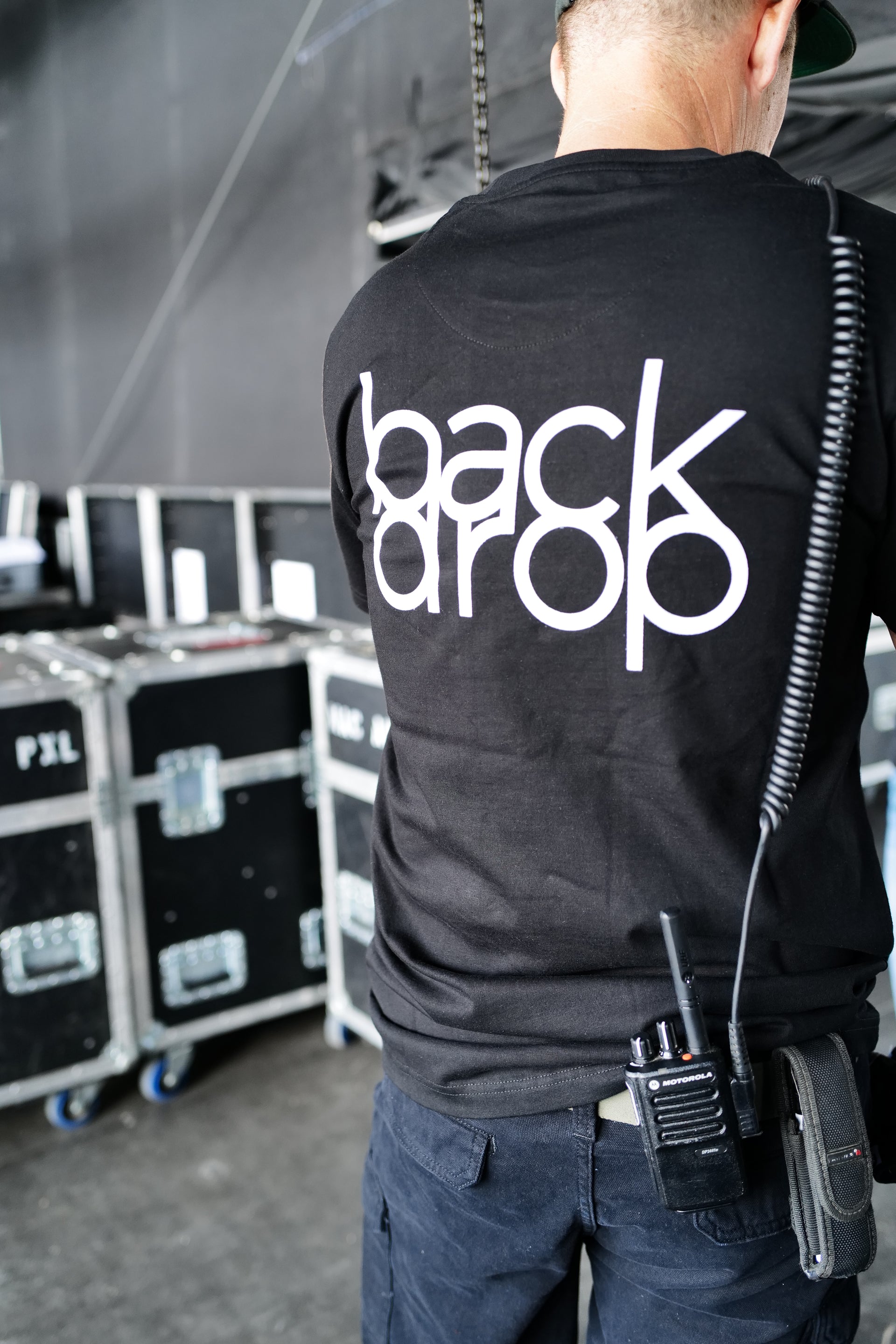 back drop black
